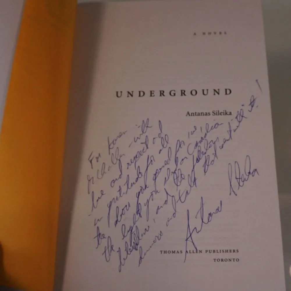 Antanas Sileika underground novel